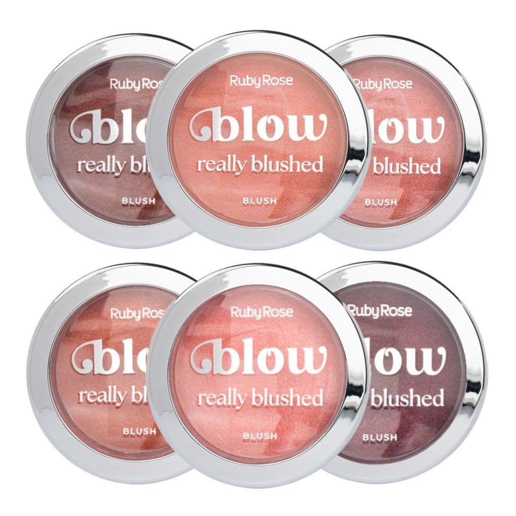 Blush Baked Ruby Rose Blow Luminoso Alta Pigmentação