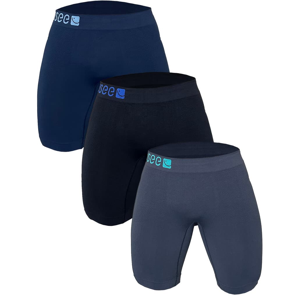 Kit 3 Bermudas Térmica Microfibra Sem Costura Anti Assadura Usee Brasil Original