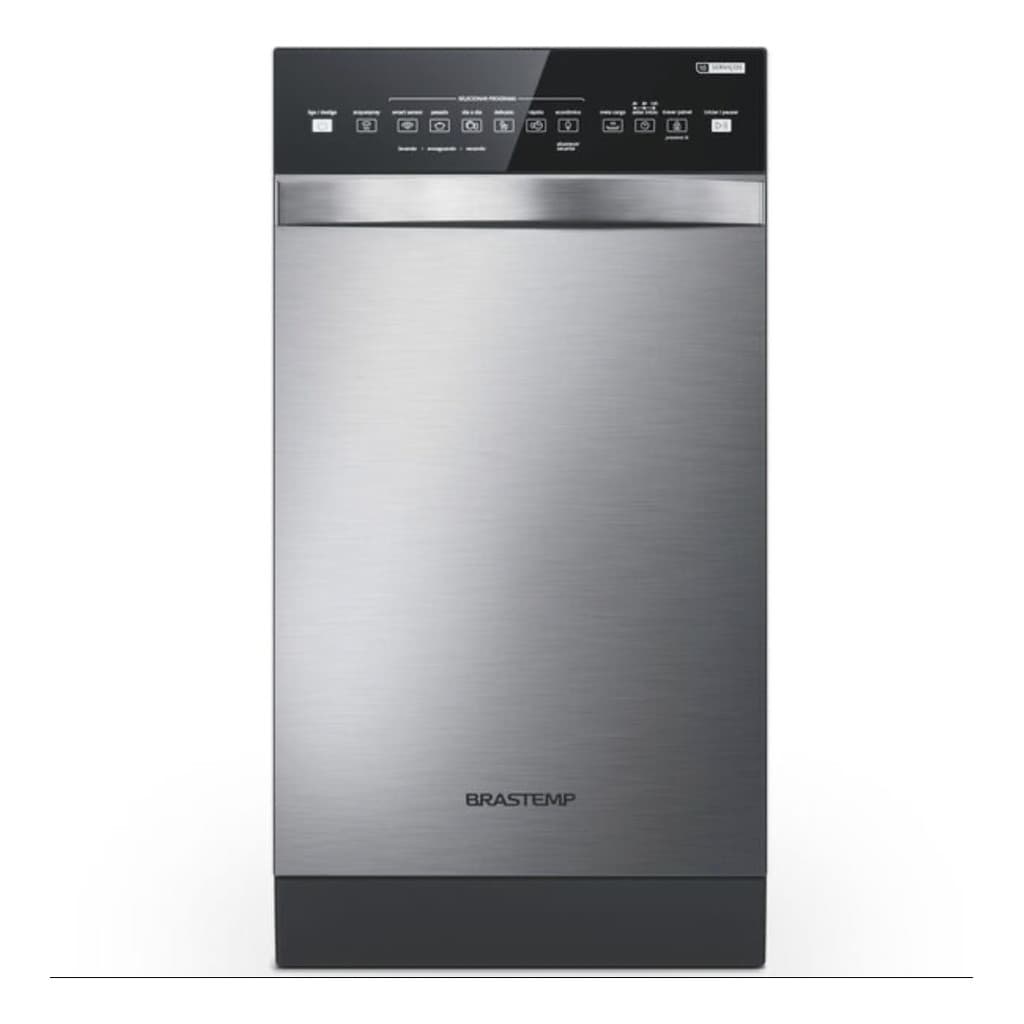 Lava Loucas 10 Servicos Inox Ciclo Pesado 127v - Brastemp