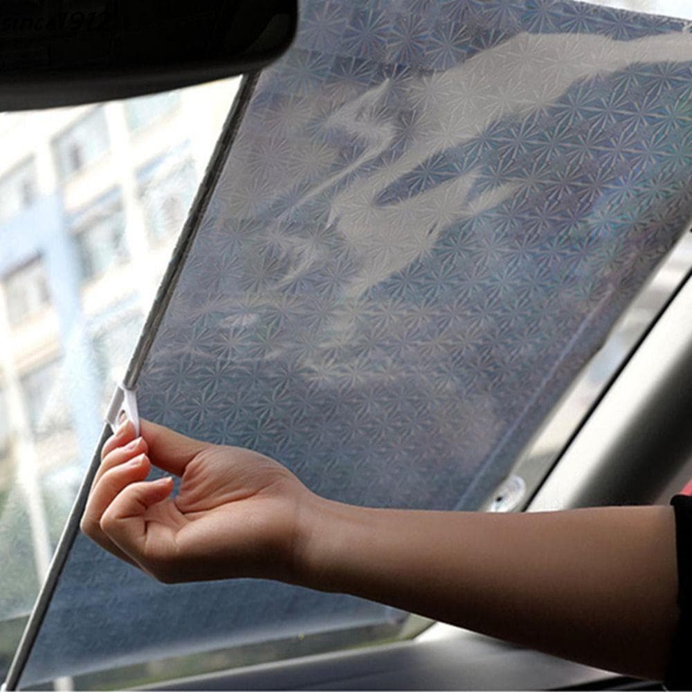 Desce Pára-Brisa Do Carro Sol Capa Cortinas Anti-UV Protetor De Cortina Guarda Proteção Escudo