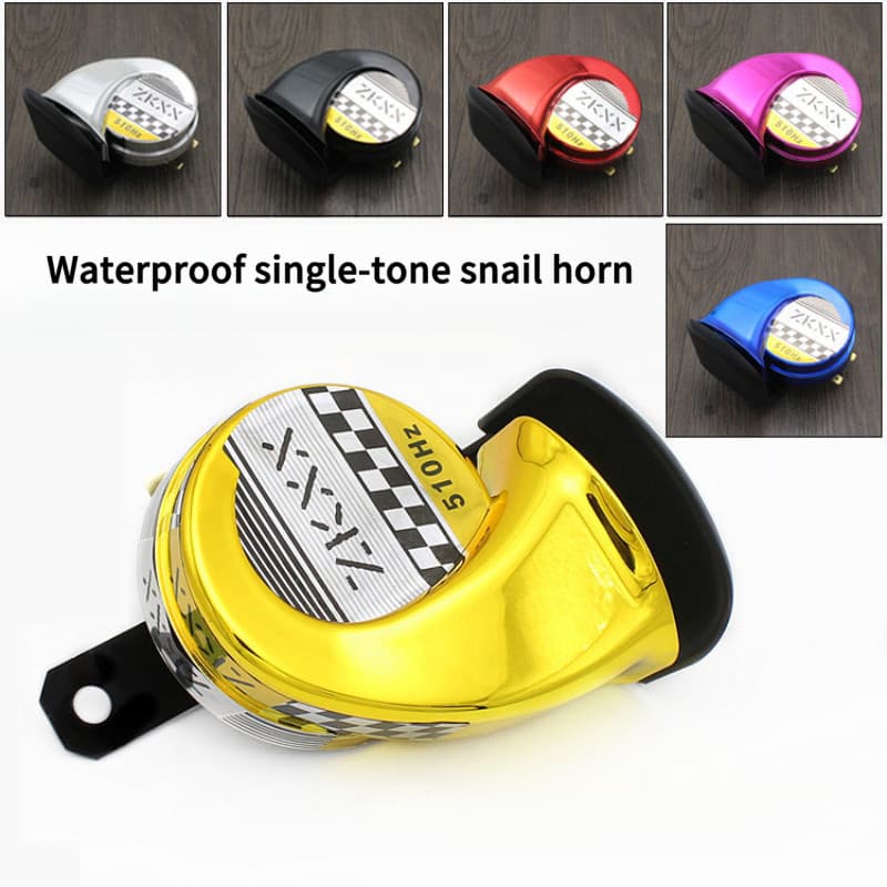 Alto-falante monofônico 12V chifre de caracol de motocicleta alto-falante de cor impermeável