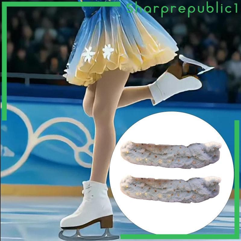 [Sharprepublic1] Protetores De Patinação No Gelo Protetor De Lâmina De Skate Com Absorção De Água Para Patins De Hóquei 