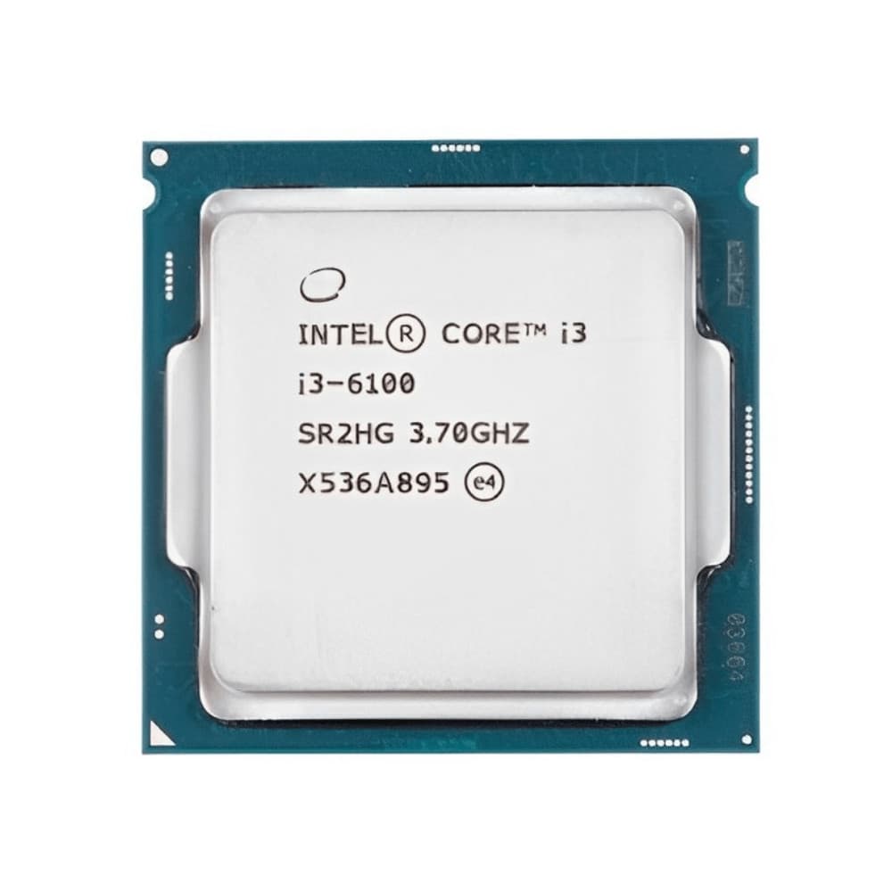 Processador Intel Core i3-6100 3.7GHz Cache 3MB Duo Core 4 Threads LGA 1151 Vídeo Integrado