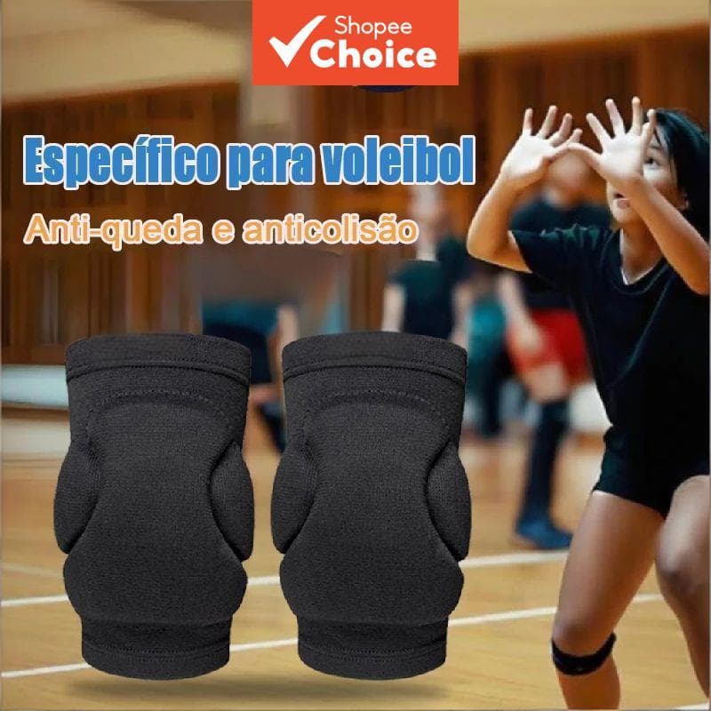 Joelheira Anticolisão Profissional Para Vôlei E Dança