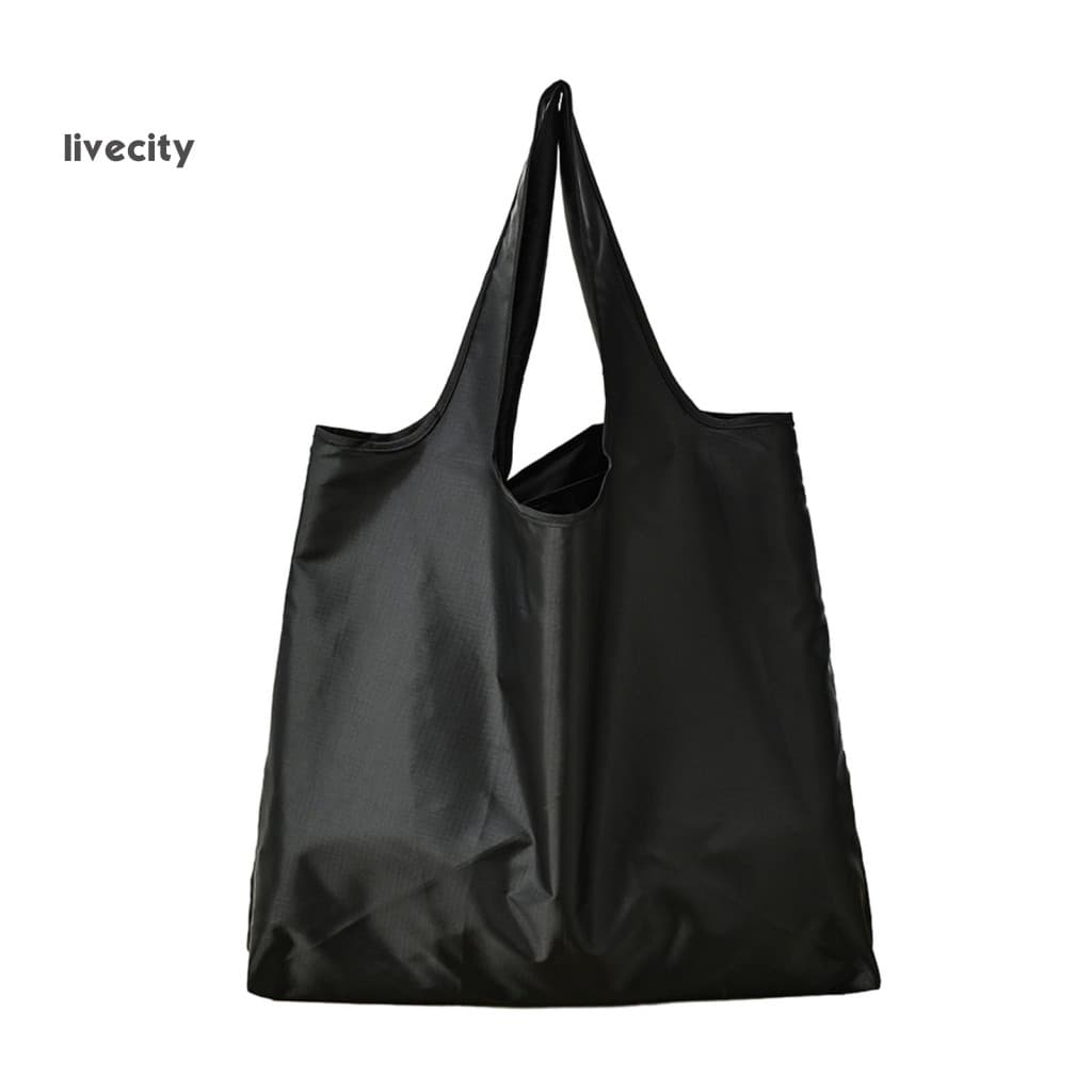 Extra Grocery Bag Reusable Bags Foldable Shopping with Carrying Pouch – Portable Washable Tote for Travel Beach Everyd