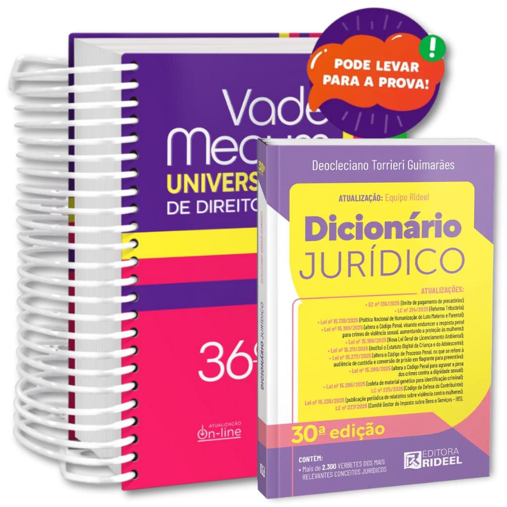 Vade Mecum Universitário Direito 36a Edição 2026 + Dicionário Jurídico