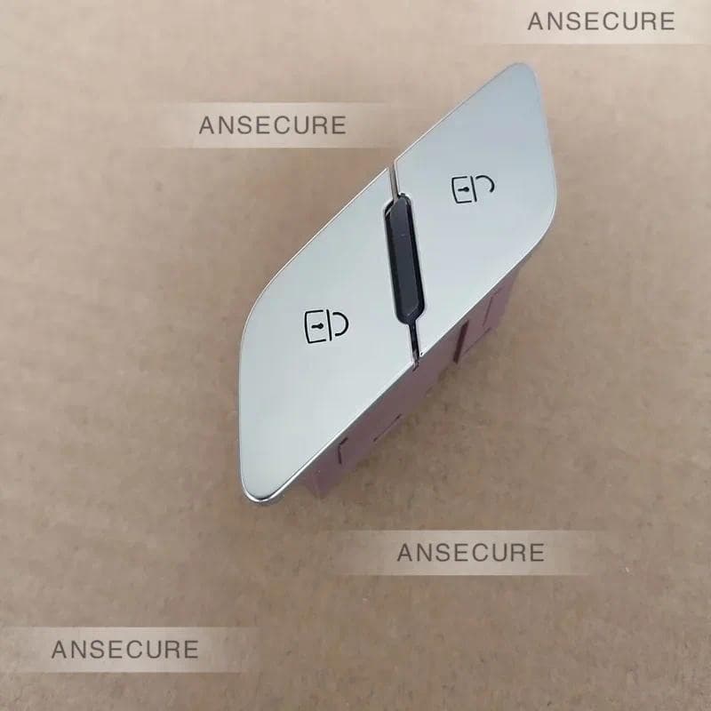 Botão Interruptor De Fechadura Central De Segurança Frontal Direita Padrão De Alumínio Para Audi A6 C8 S6 RS6 A7 RS7 201