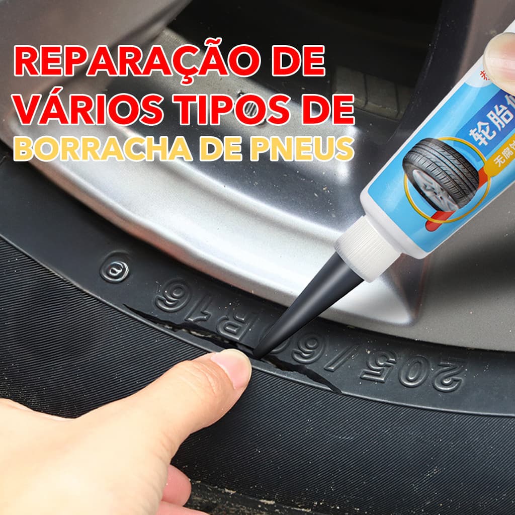 Cola líquida para reparo de pneus, adesivo forte, borracha preta, amolece instantaneamente o couro 6YQA