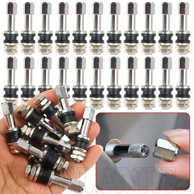 Haste Da Válvula Do Pneu De Carro TR43E TR48E-Hastes Para Rodas Automotivas-Automóveis , Motocicletas-Tampas De Ar Roda 