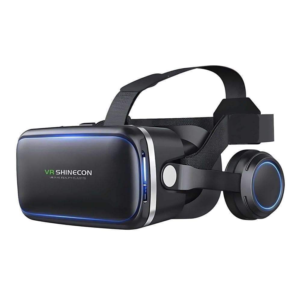 Óculos de Realidade virtual VR Shinecon 3D 10.0 com Controle Fones de Ouvido imersão completa para Jogos e Filmes