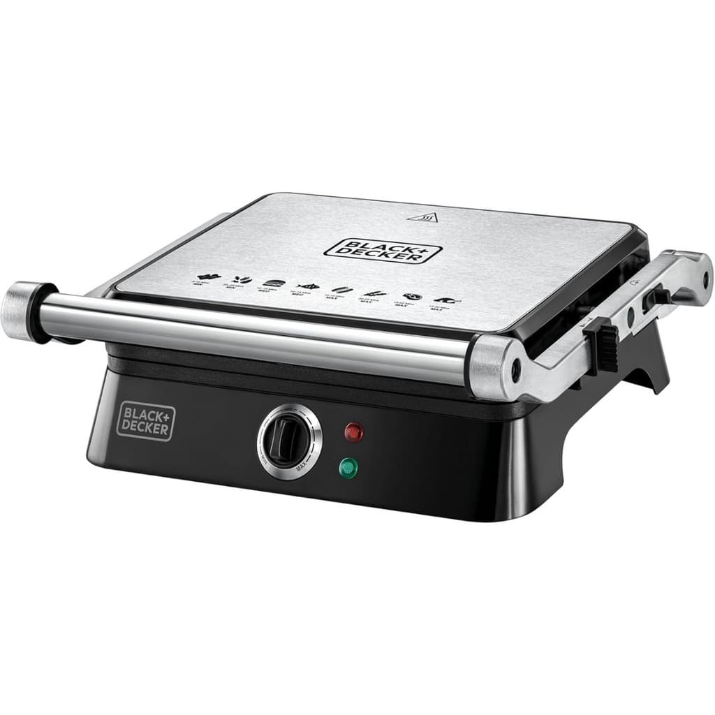 Sanduicheira Grill Elétrica Decker Gourmand Gris Black 220V G1400