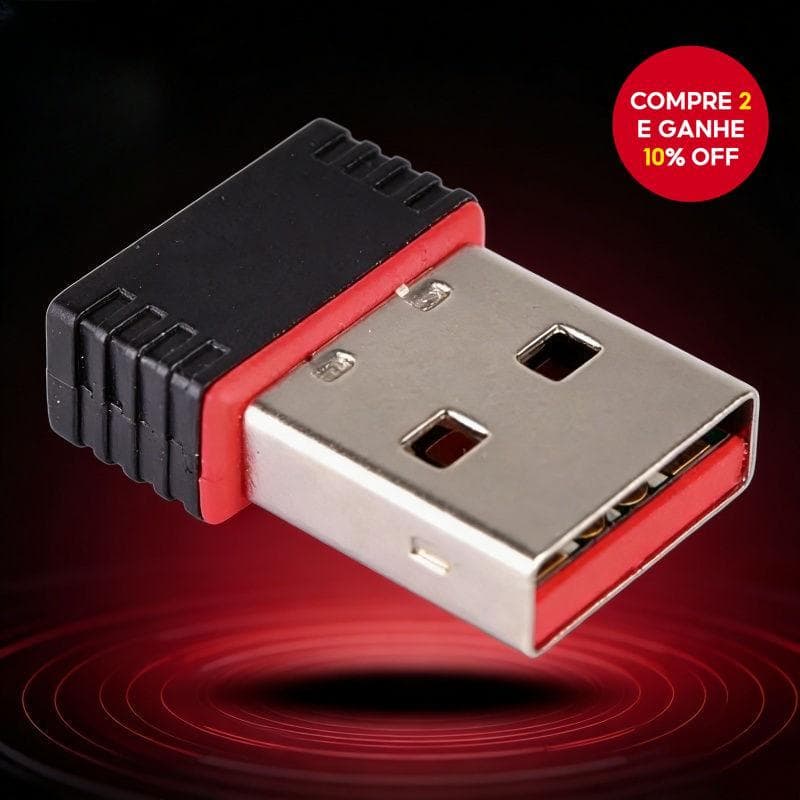  Mini Adaptador USB WiFi 2.4G 150M Transmissor Portátil Receptor Placa de Rede Sem Fio PC Roteador