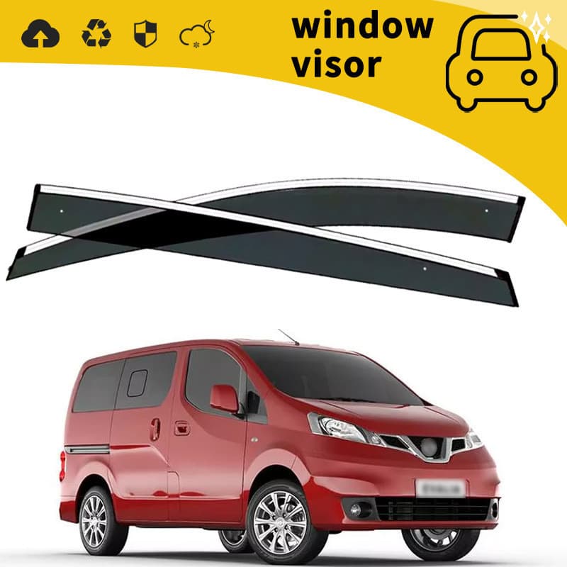 Adequado para 10-11 Nissan EVALIA Bonito Convidado Yuxuan Porta Bloco de Chuva Janela Chuva Sobrancelha Decoração Modifi