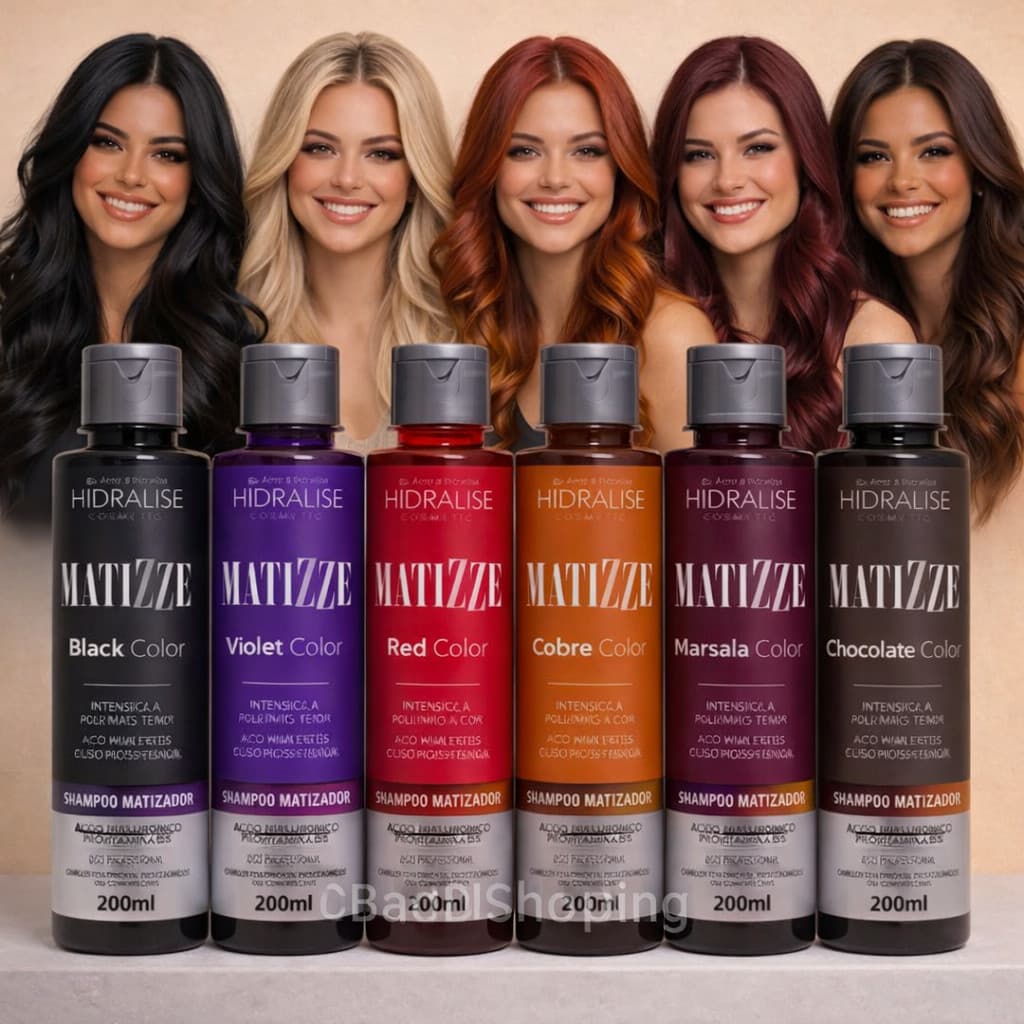 Shampoo Tonalizante Escurecedor S/ Amônia Avelã 100% Natural Matizze