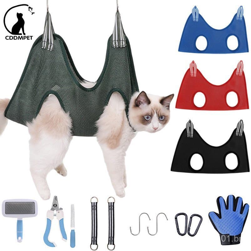 Pet Grooming Cachorro Hammock Para Cães Rede De Gato Reparo De Unhas De Beleza Saco Pregos De Corte