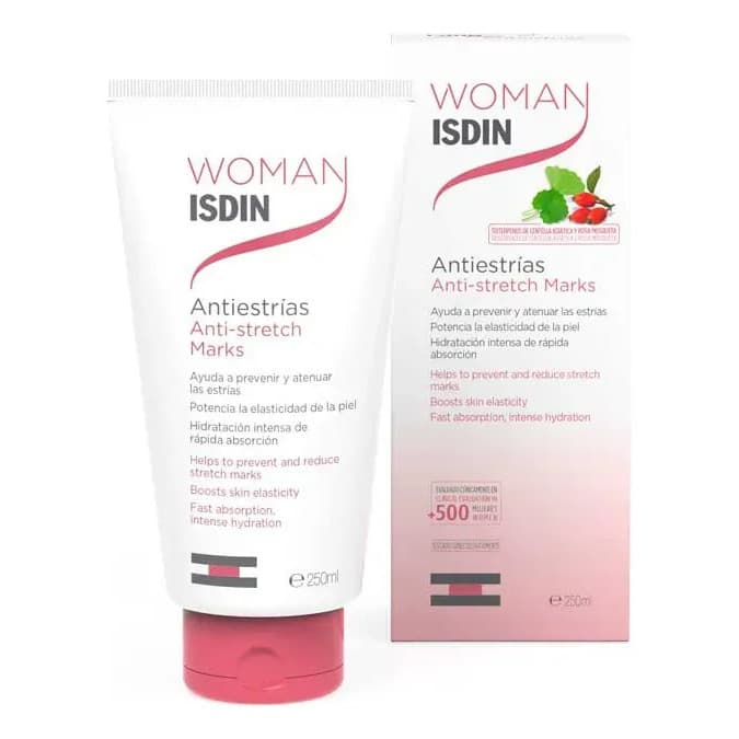 Woman Isdin Antiestrias Previne E Melhora Estrias 245g Todo Tipo De Pele Dia/noite