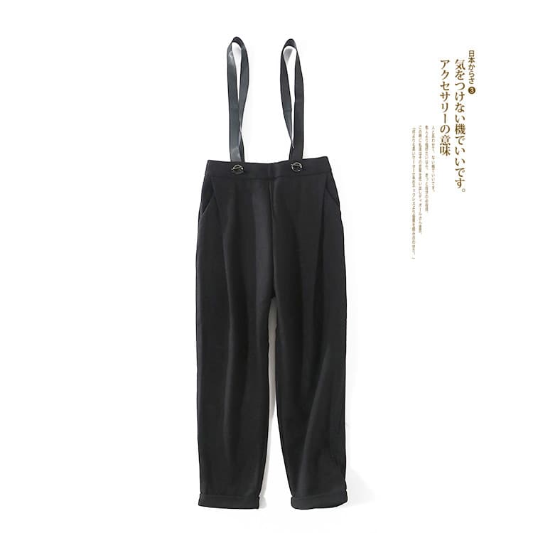 2022 novo estilo outono inverno versão coreana Retro All-Match Casual forro de lã macacão mais magro olhar terno calças 