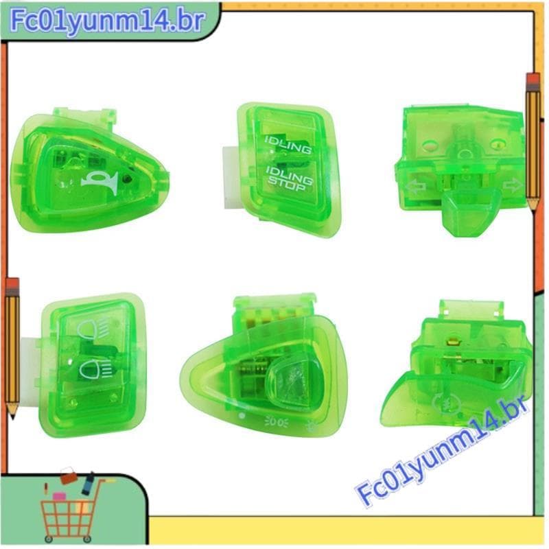 Botão Interruptor De Scooter Ciclomotor Para GY6 50cc 125cc 150cc ATV Motocicleta Chifre Dimmer Volta Verde