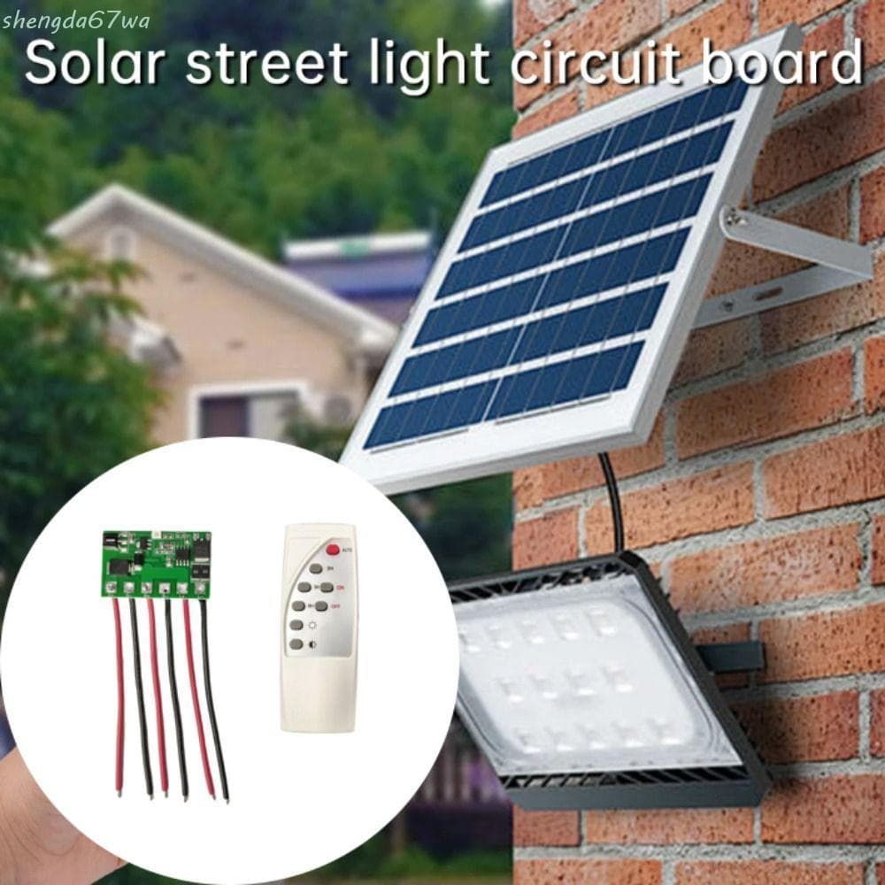 Placa De Driver De Luz LED Solar SHENGDA , Controle De Função De Temporização Circuito