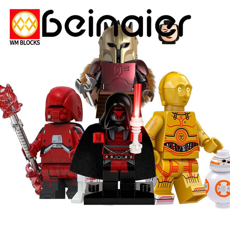 Minifigura de Star Wars|Boneca de bloco de construção montada|Presente de menino