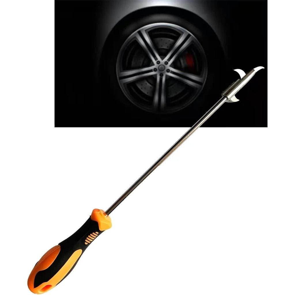 Gancho Multifuncional Portátil para Remoção de Pedras de Pneus Automotivos, Ferramenta de Limpeza de Pneus em Aço Inoxid
