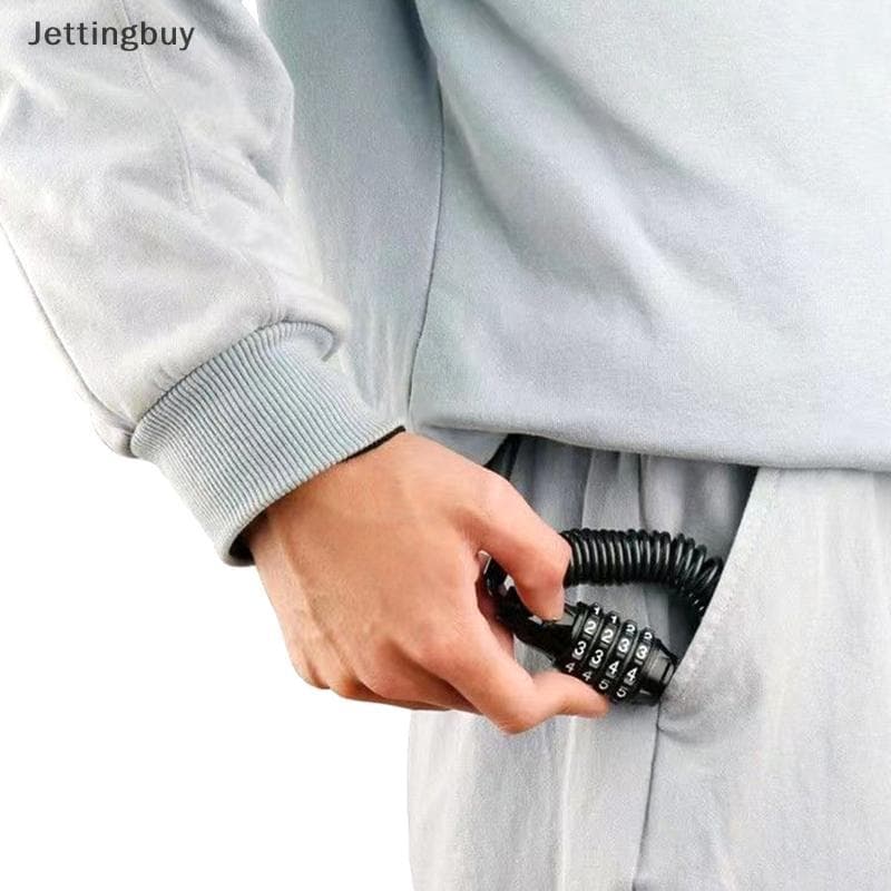 [Jetingbuy] 1 Peça Universal Motocicleta Bicicleta Senha Lo Capacete Portátil Anti-Roubo Mtb De Estrada Perde Novo