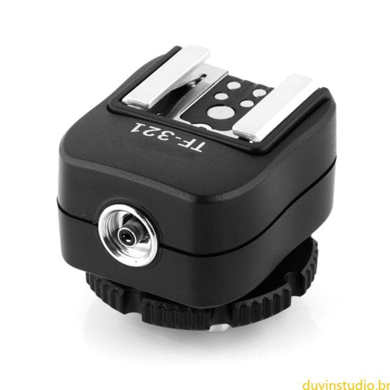 DUV Profissional Piscando Adaptador Montagem Sapata TF321 Para 580EX 580EX II 550EX 430EX 430EX