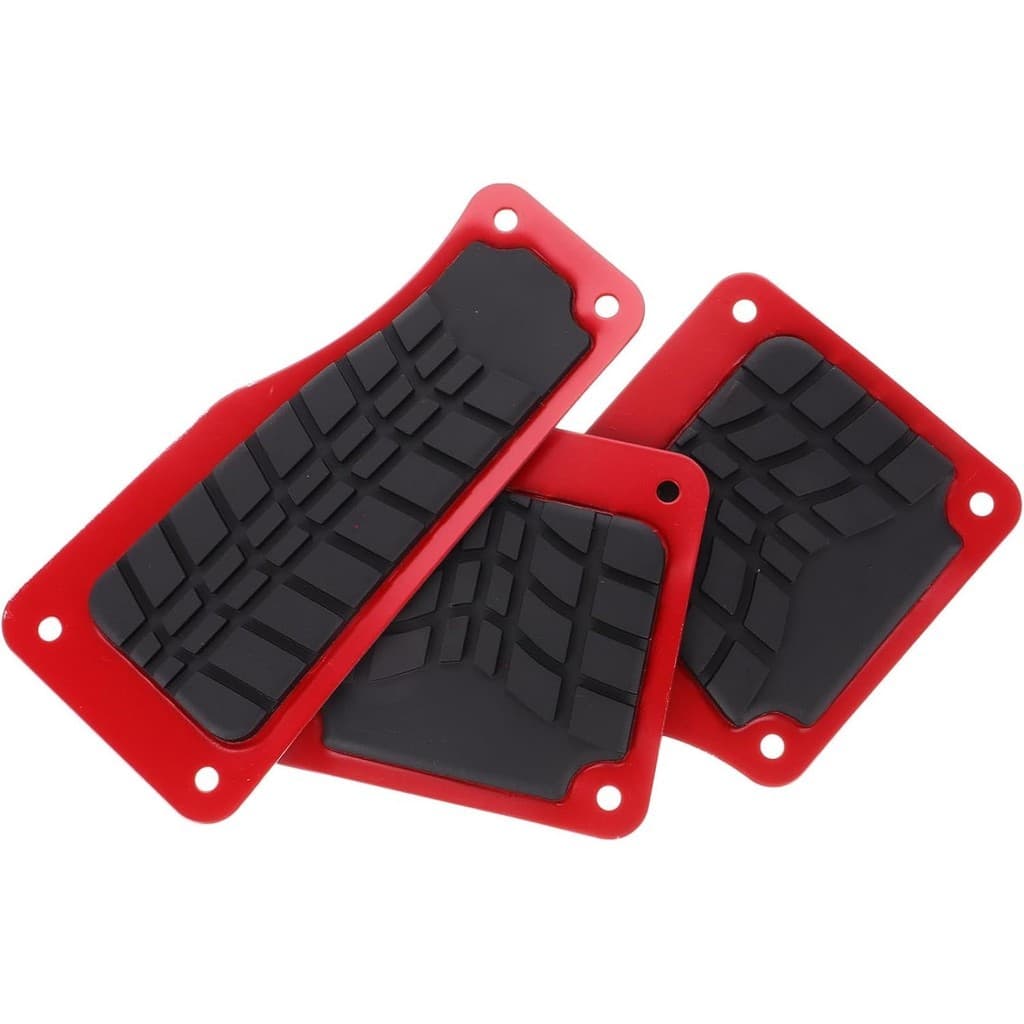 PartyKindom 1 Conjunto De Apoios Para Os Pés Do Carro Almofadas Não Pedais Acolchoamento De Carpetes Automotivos Fácil I