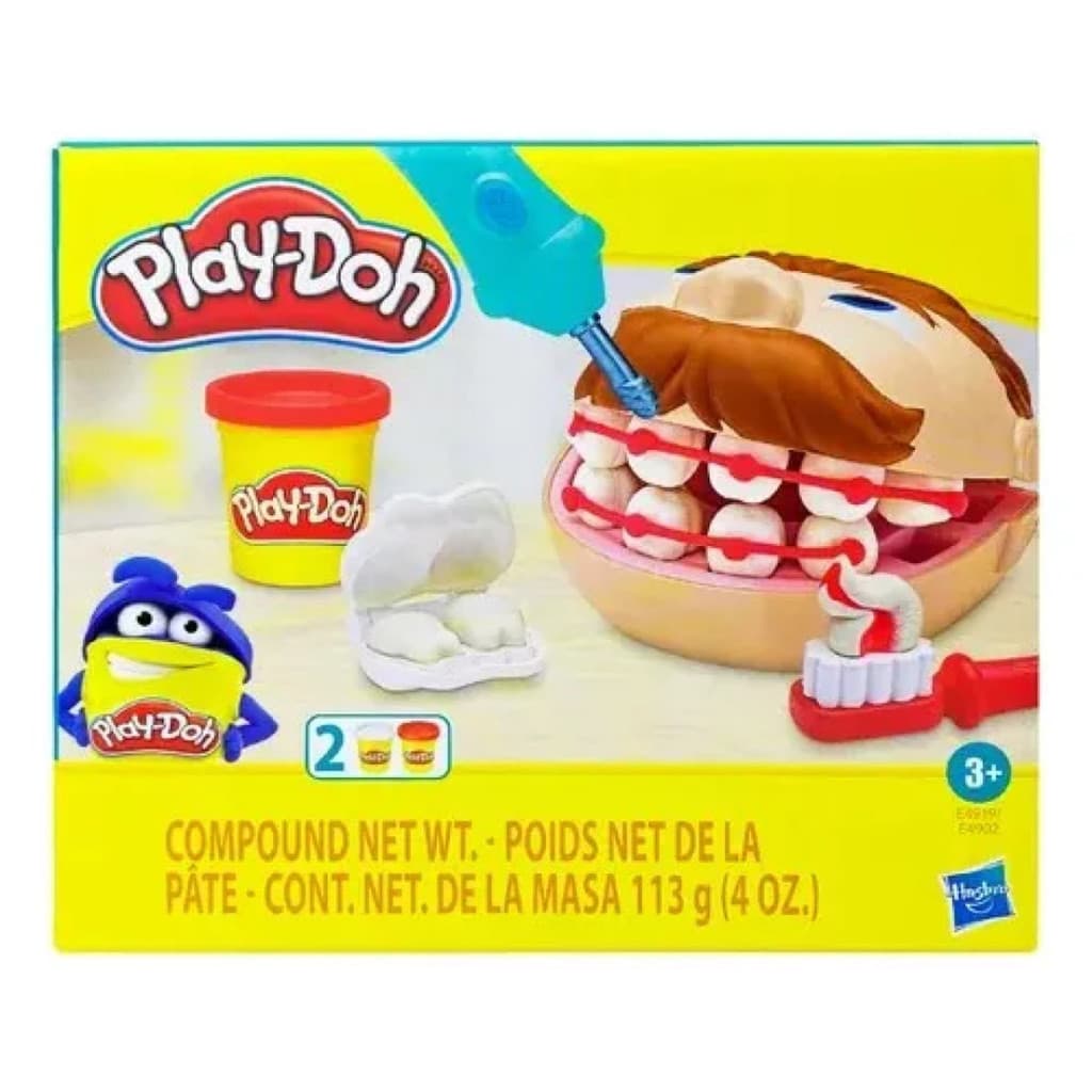 Play Doh Mini Kit Brinquedo De Dentista Hasbro Massinha Verm
