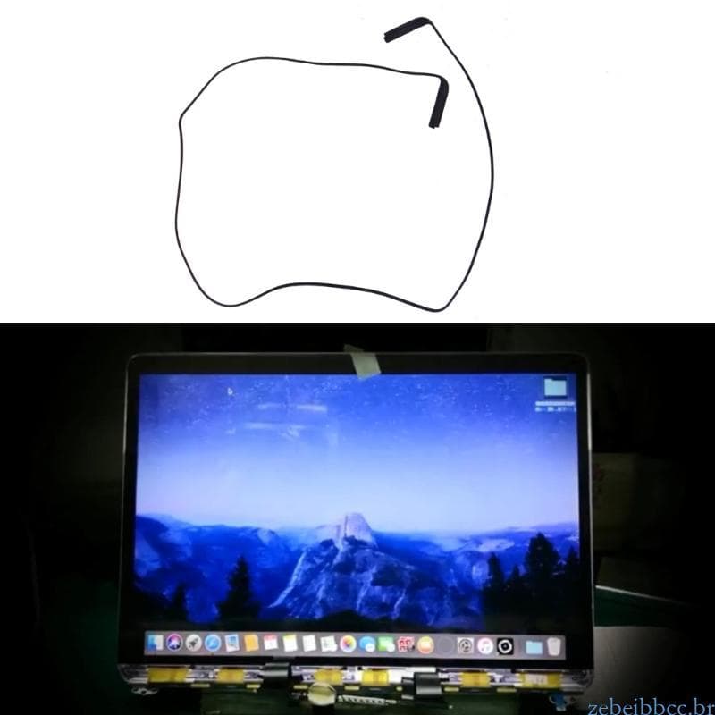 zebeibbcbr Anel Vedação Peças Reparo Do Notebook Tela LCD Borracha Moldura Intermediária Para Ar 13 A2159 A2179