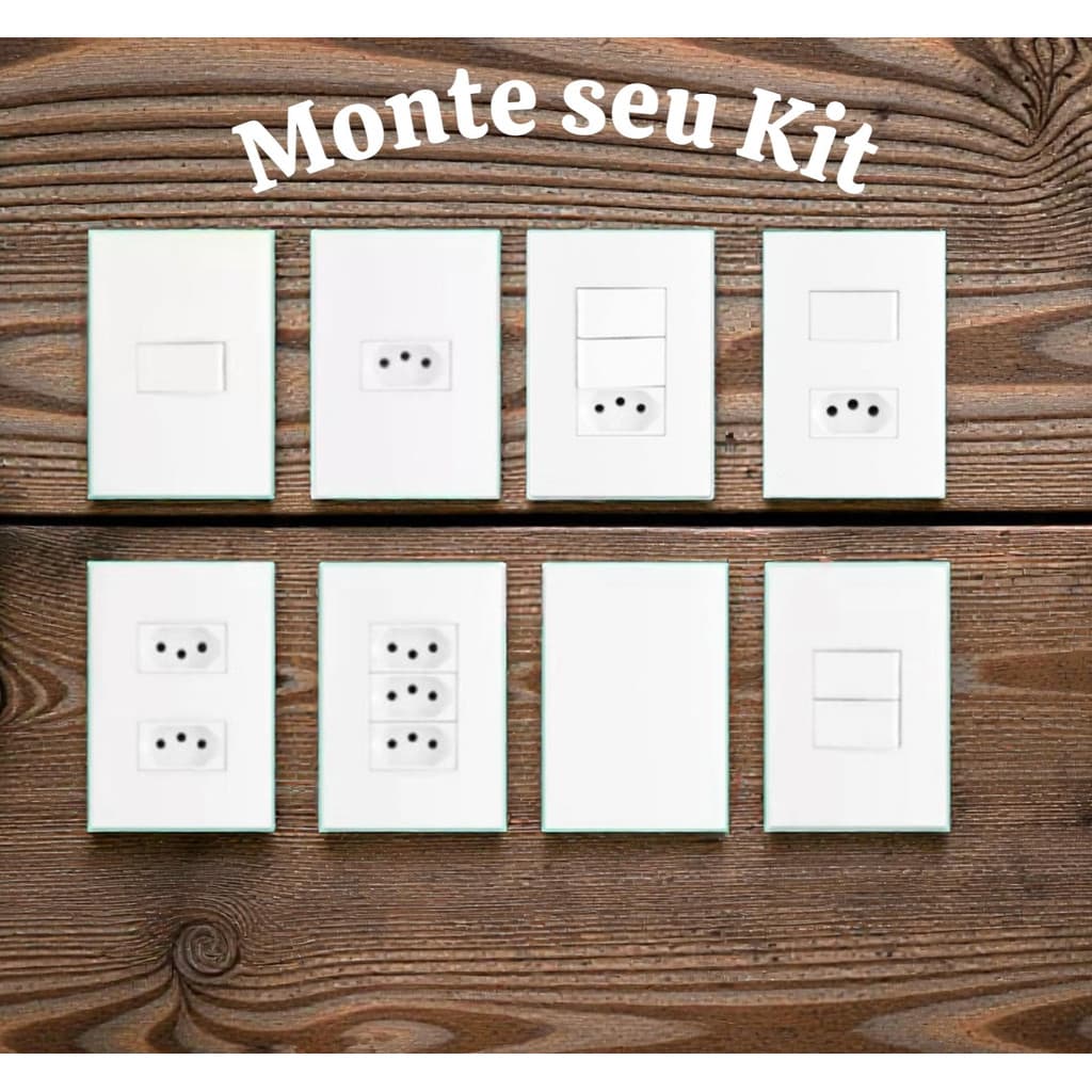 Monte sua Tomada, Casa Completa ,Interruptor, Tomada 10a E 20a, Tomada Dupla -Barato- Linha Apoio Lissê!