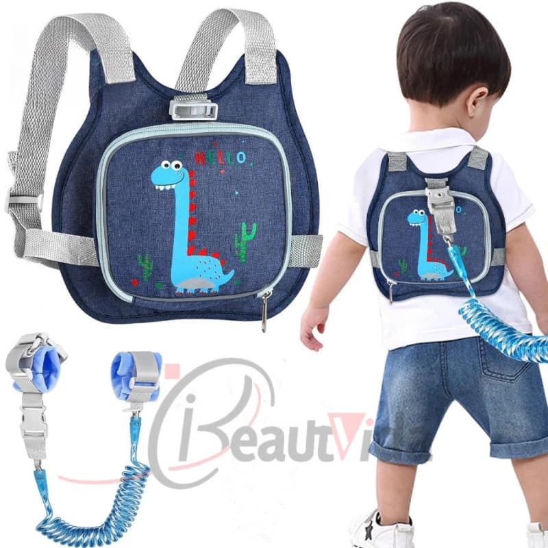 Trela De Pulso Anti-Perda Leash + Elo , Arreio Para Crianças Com , Cinto Assistente Bebês Segurar Bebê Fechado Enquanto