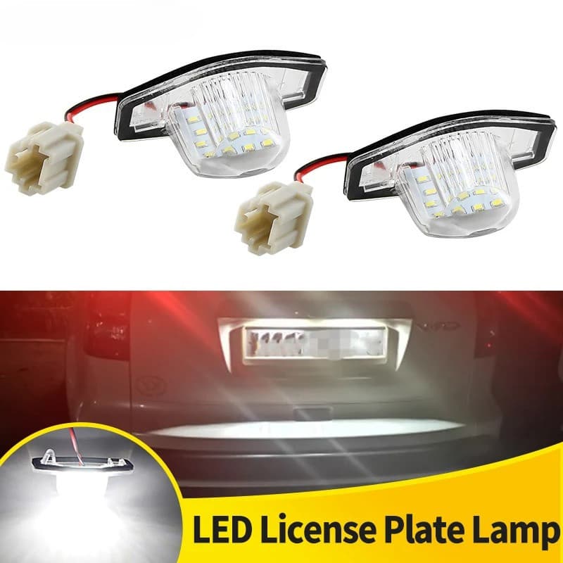 Conjunto De Luzes LED Para Placa De Licença , 2 Peças , Honda Crv Fit Odyssey Jazz Hrv CR-V Stream 12V Número Lâmpada Br