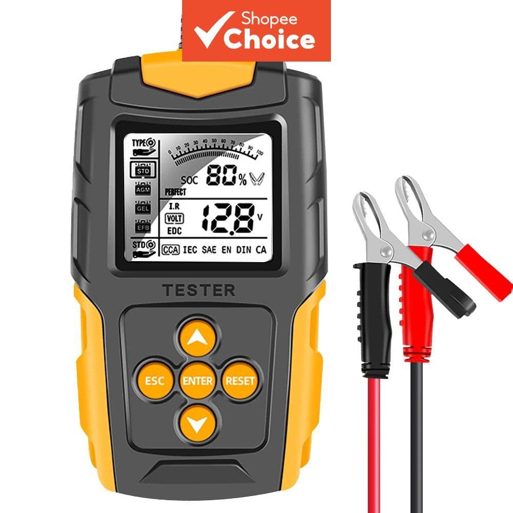 Testador De Bateria De Carro 12V 24V LCD Analisador Digital Ferramenta De Carregamento De Partida