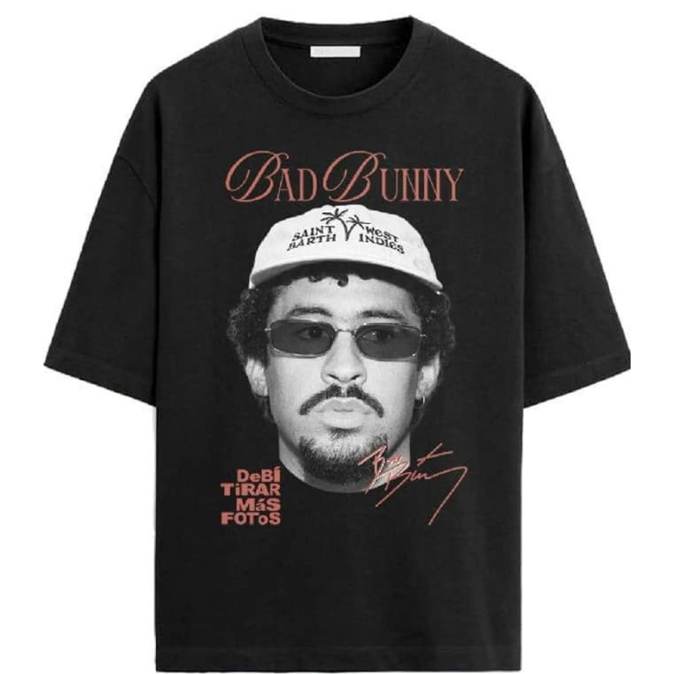 Camiseta Estilo Bad Bunny Cultura Latina Streetwear Debi Tirar Mas FoTos