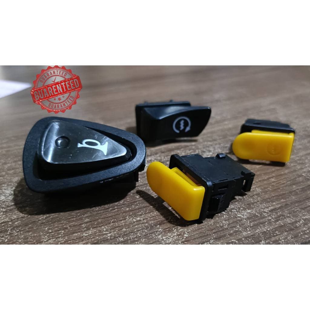 TOMBOL (Importação) Kladson STARTER Botão Chifre SUPRAFITNEW KHARISMA REVO VARIO BEAT SUPRAX125-Marca Simples