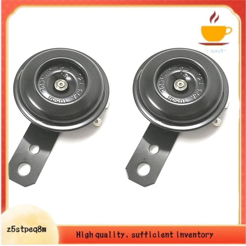 Buzina Elétrica Universal À Prova D'água Para Motocicleta , 2 Peças , Alto-Falantes Redondos , 12V , 1.5A , 105db , Sina