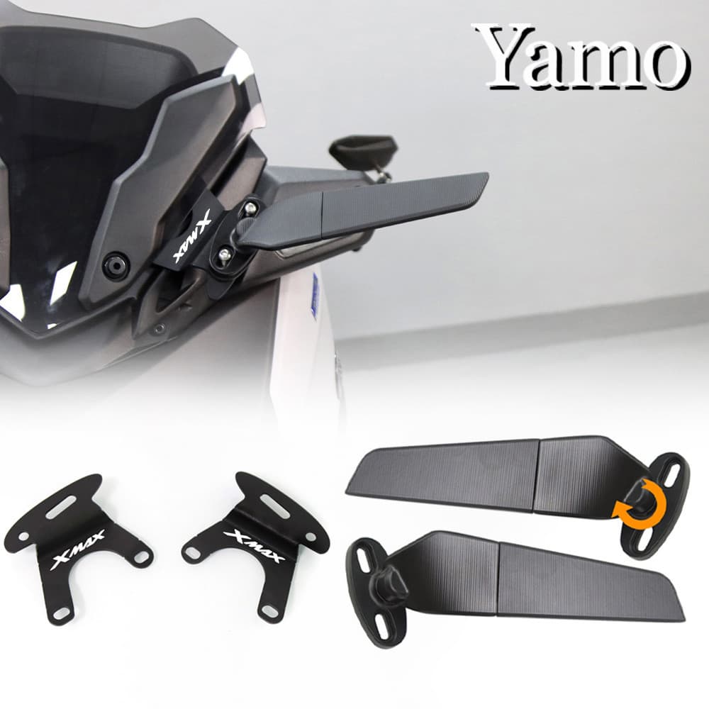 Para YAMAHA XMAX300 X-MAX 300 2017-2024 Motocicleta Modificado Espelho Retrovisor Frente Suporte De Movimento setauto Pe