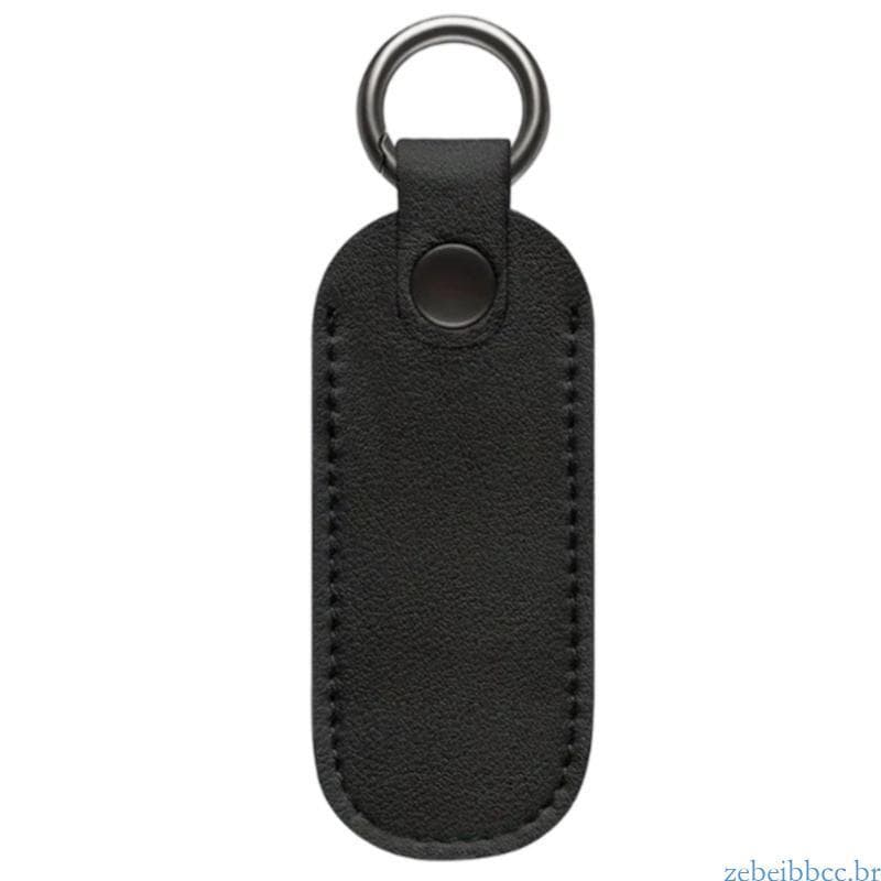 zebeibbcbr Chaveiro Seguro Capa Unidade USB Couro PU Evita Arranhões