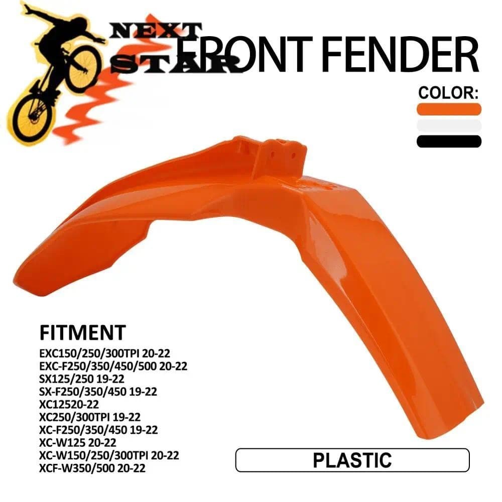fender Para-Lama Dianteiro Protetor Contra Respingos KTM EXC EXCF SX SXF XC XCF XCW XCFW TPI 150 250 300 350 450 500 201