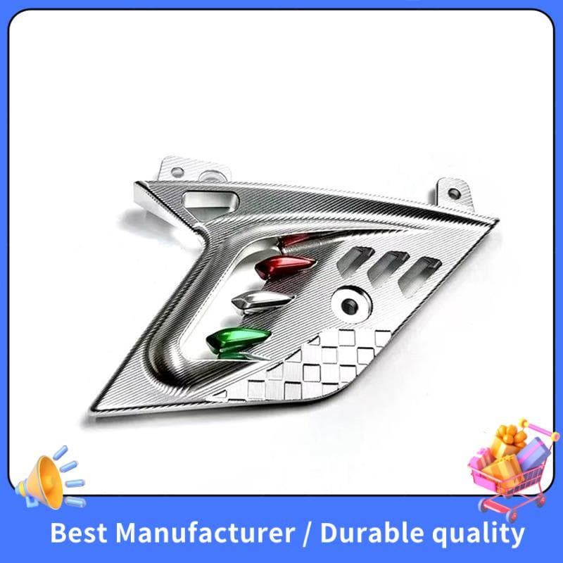 Para GTS300 Motocicleta Roda Rocker Protetor Capa Lateral Acessórios Da Prata