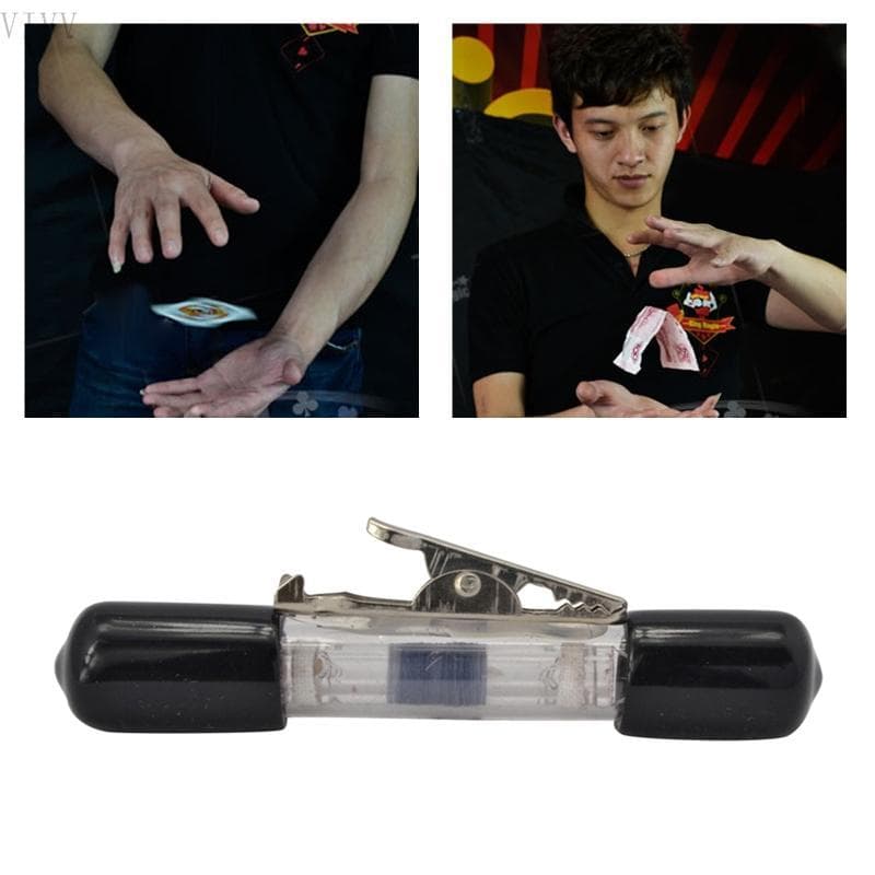 Vivvv Brincadeira Brinquedo Engraçado Invisível Fio Retrator Carretel Truque Mágica Para Novidade