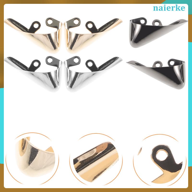 3 Pares De Tampas De Calcanhar Para Sapatos , Protetor De Salto Alto , Protetores Decorativos De Metal naierke