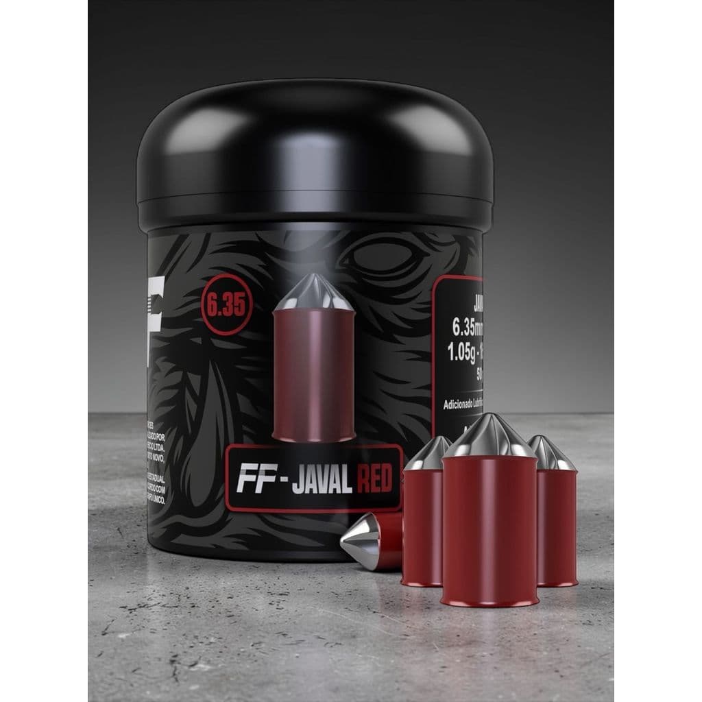 Chumbinho FF JAVAL RED 6.35 mm- Perfurante/ Precisão - 50 un