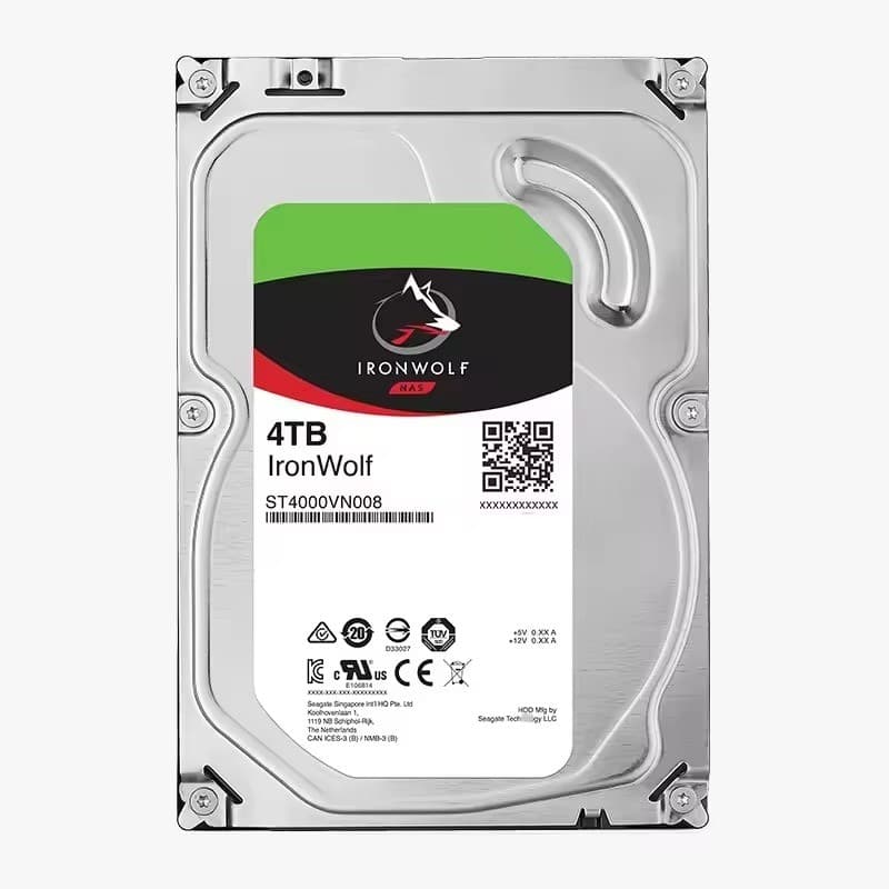Para Seagate IronWolf 4TB ST4000VN008 64MB 6 Gb/s SATA 3.5 " Das HDD Disco Rígido