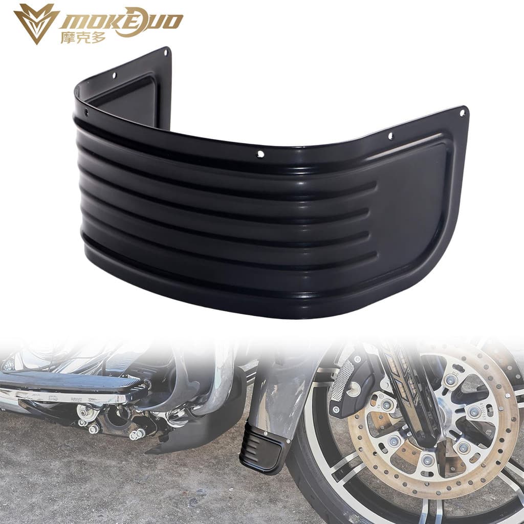 Adequado para Harley carro-chefe deslizamento rua estrada rei CVO frente paralama decorativo capa paralama extensão 14-2