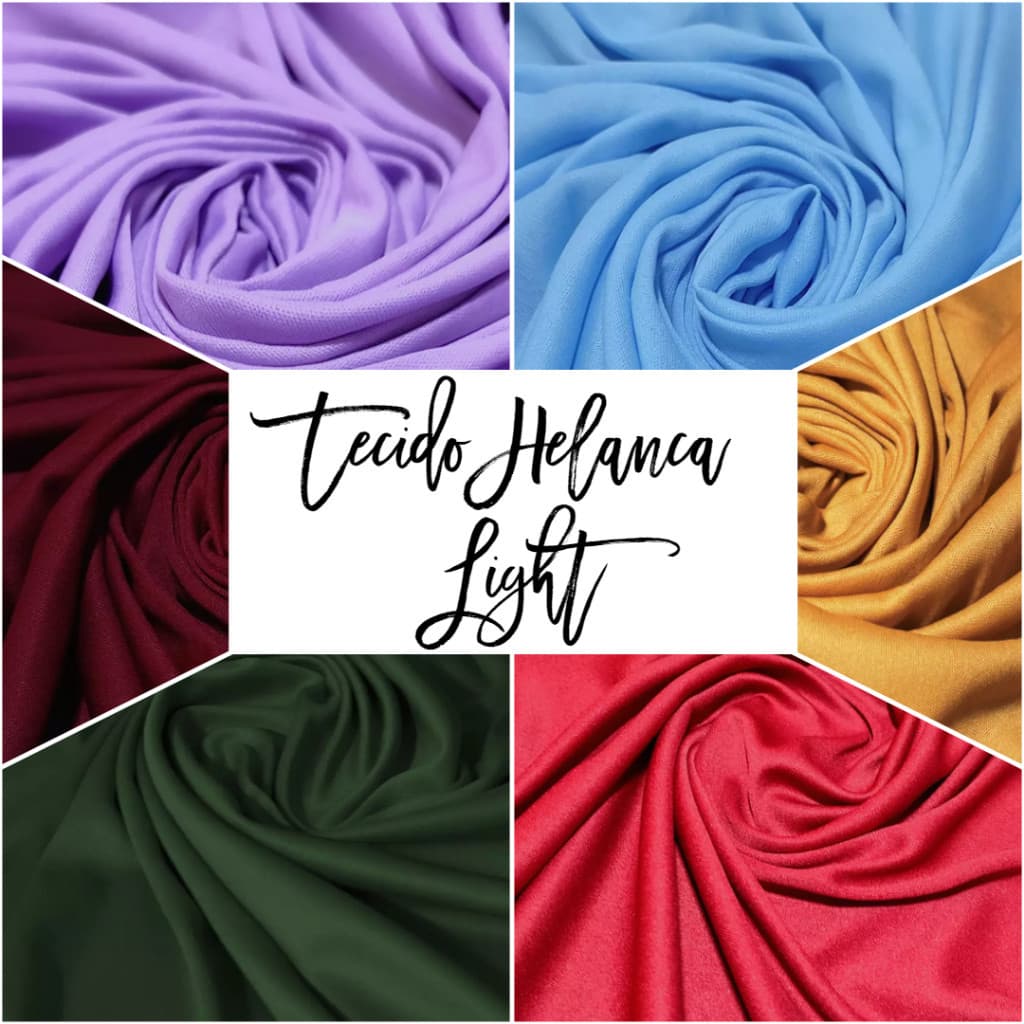 Tecido Helanca Light Cores Variadas | Diversos Tamanhos X 1,80m Largura
