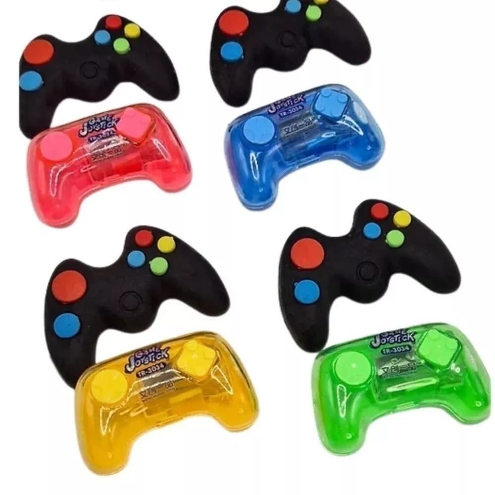 Kit Escolar Gamer: Borracha e Apontador Controle de Videogame