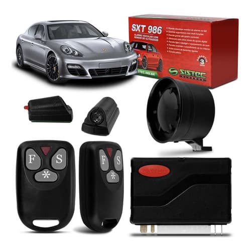 Alarme Automotivo Sistec Universal C/ 2 Controles 986