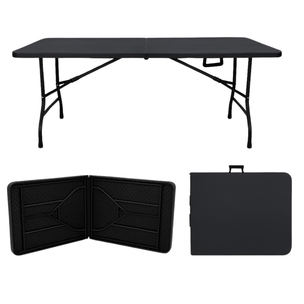 Mesa Dobrável Vira Maleta Portátil Jardim Camping 1,80m